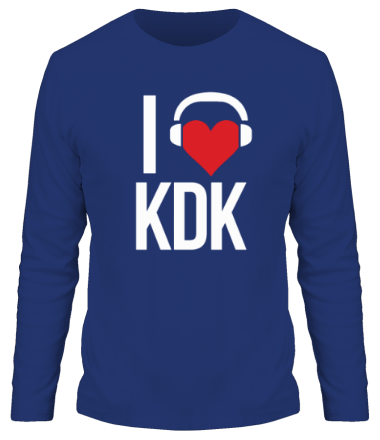 Мужская футболка длинный рукав Love KDK