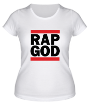 Женская футболка Rap God фото