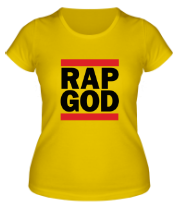 Женская футболка Rap God фото