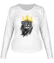 Женская футболка длинный рукав No King фото