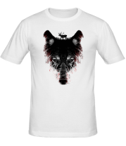 Мужская футболка Волк на охоте фото