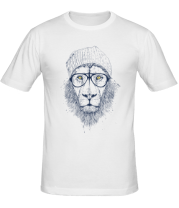 Мужская футболка Модный лев фото