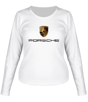 Женская футболка длинный рукав Porsche