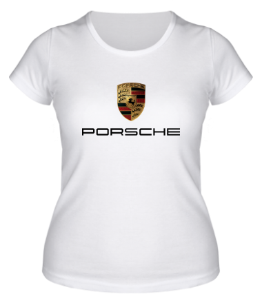 Женская футболка Porsche
