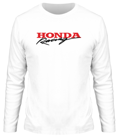 Мужская футболка длинный рукав Honda Racing