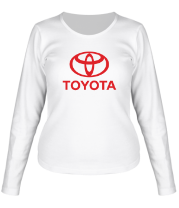 Женская футболка длинный рукав Toyota