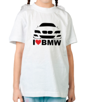 Детская футболка Love BMW фото