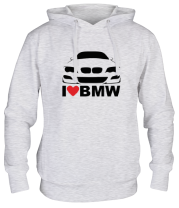Толстовка худи Love BMW