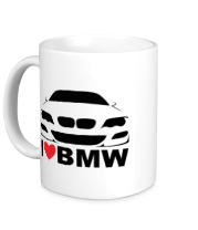 Кружка Love BMW фото