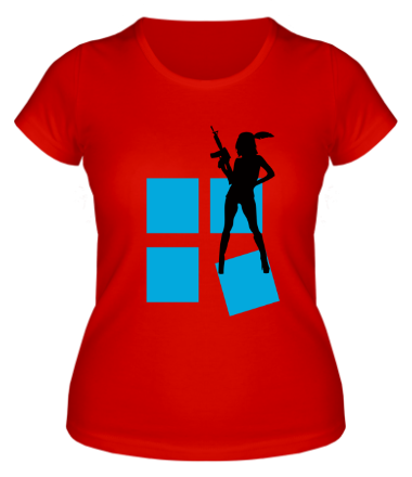 Женская футболка Armed Woman