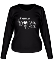 Женская футболка длинный рукав A Woman Of God фото