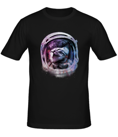 Мужская футболка Космический кот