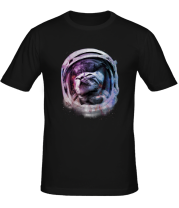 Мужская футболка Космический кот фото