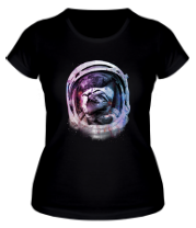Женская футболка Космический кот фото