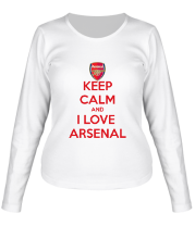 Женская футболка длинный рукав Love Arsenal London фото