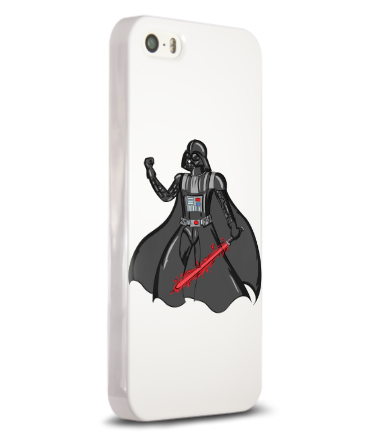 Чехол для iPhone Darth Vader red laser pedang