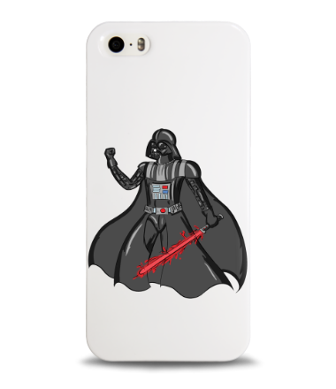 Чехол для iPhone Darth Vader red laser pedang