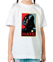 Детская футболка Darth Vader hate фото