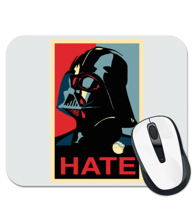 Коврик для мыши Darth Vader hate