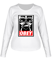 Женская футболка длинный рукав Star Wars Obey фото