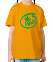 Детская футболка Marijuana Inside фото