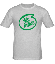 Мужская футболка Marijuana Inside фото