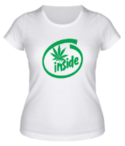 Женская футболка Marijuana Inside фото