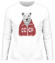 Мужская футболка длинный рукав Советской Лев фото