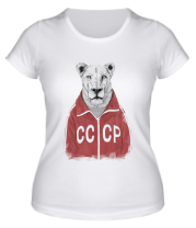 Женская футболка Советской Лев фото