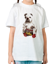 Детская футболка Пёс-боксёр фото