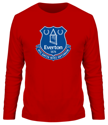 Мужская футболка длинный рукав Everton big logo