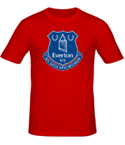 Мужская футболка Everton big logo фото