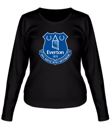 Женская футболка длинный рукав Everton big logo