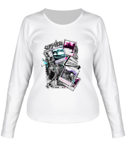 Женская футболка длинный рукав Skate City Polaroid фото