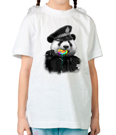 Детская футболка Полицейский и леденец