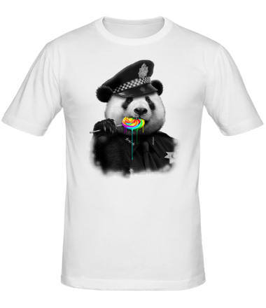 Мужская футболка Полицейский и леденец
