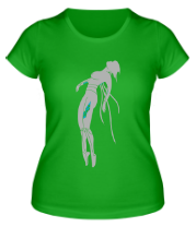 Женская футболка Девушка призрак фото