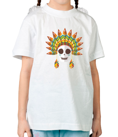 Детская футболка Инди череп