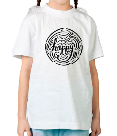 Детская футболка Счастье