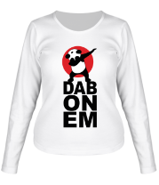 Женская футболка длинный рукав DAB ON EM