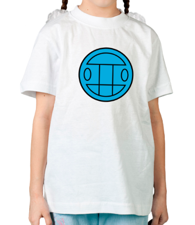 Детская футболка Грибы (logo blue)