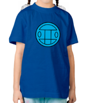Детская футболка Грибы (logo blue) фото