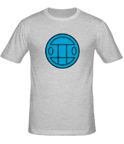 Мужская футболка Грибы (logo blue) фото