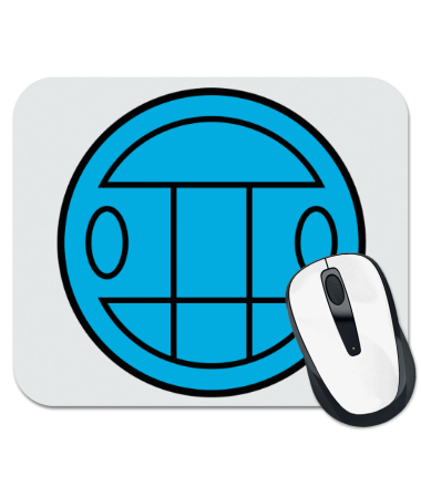 Коврик для мыши Грибы (logo blue)