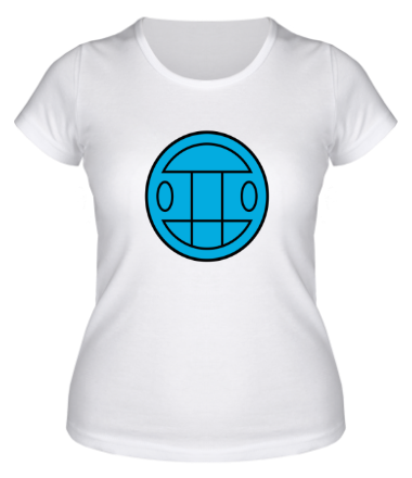 Женская футболка Грибы (logo blue)