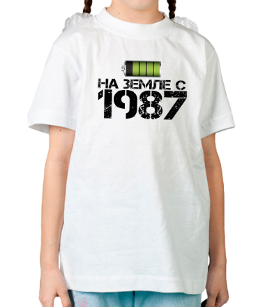 Детская футболка На земле с 1987