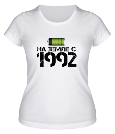 Женская футболка На земле с 1992