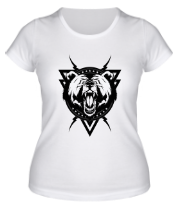 Женская футболка Angry Bear фото