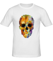 Мужская футболка Skull grunge  фото