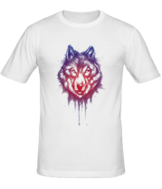 Мужская футболка Wolf Illustration фото